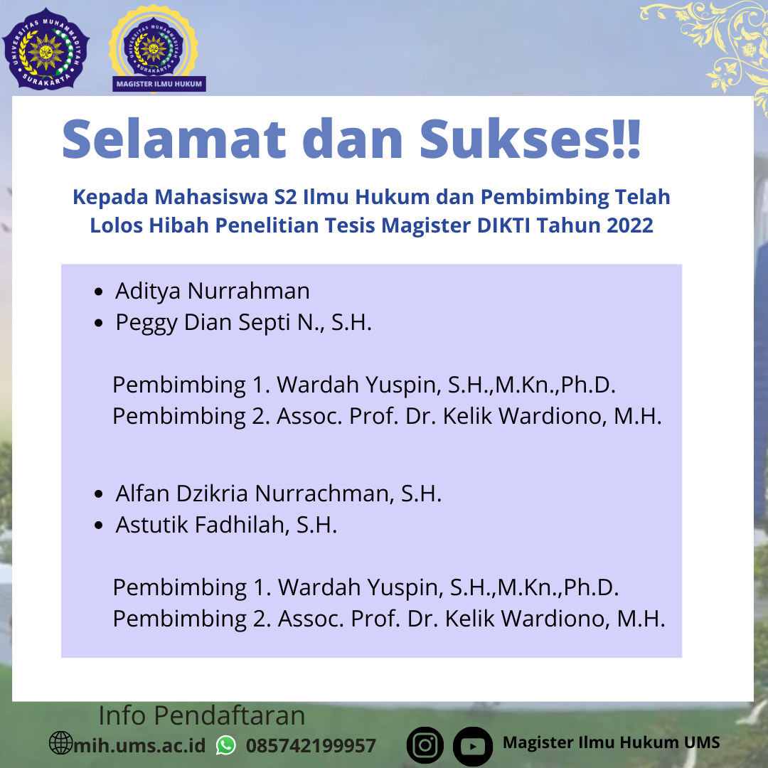 Selamat dan Sukses!!